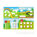 Libro de flip cognitivo para niños preescolares